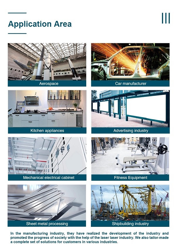 применение машины для лазерной резки