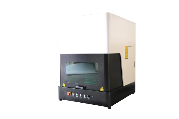 Fully enclosed high precision fiber laser marking machine
